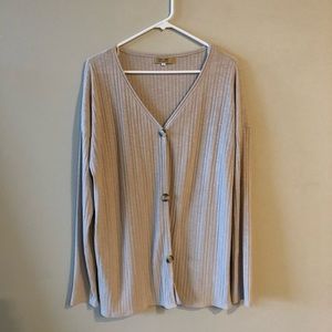 PIKO 1988 Ribbed Lightweight Cardigan